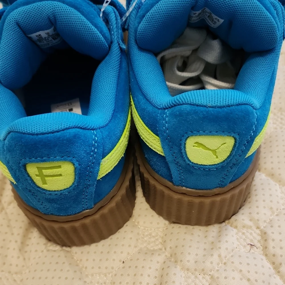 Puma X Fenty Creeper Phatty Junior's Speed Blue/Lime Pow/Gum Sneakers
